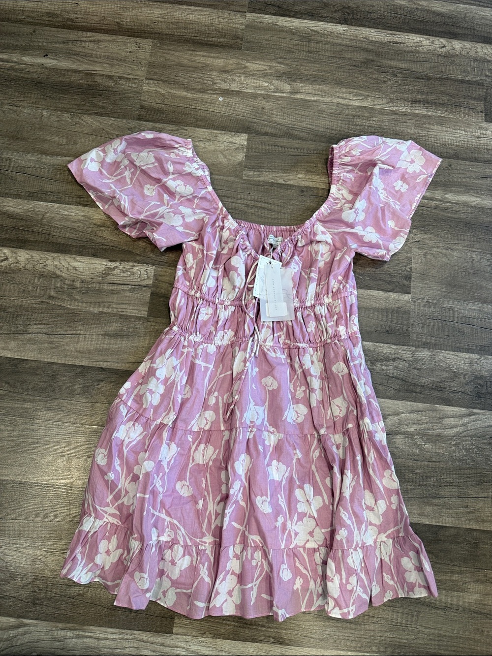 100% cotton floral dress